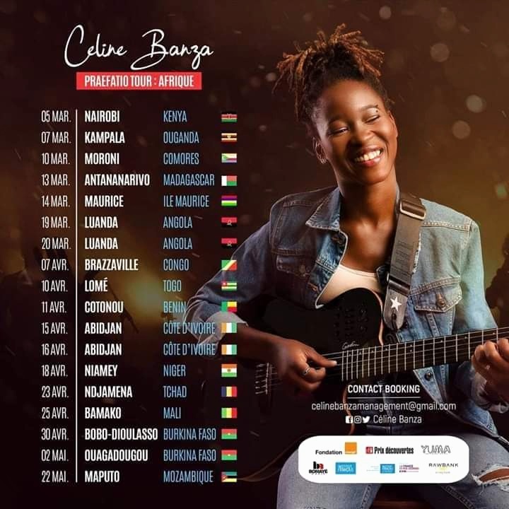 Céline Banza en tournée Africaine: Découvrez ses prochaines 18 dates